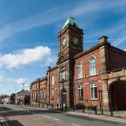 The clock has stopped working at Royton Town Hall