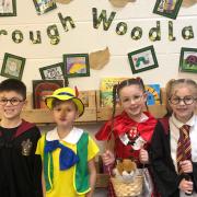 Children at Woodlands Primary Academy in their costumes
