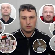 Middleton man, Ricci Ferrari (centre), was found to be the ringleader of the million pound drug operation