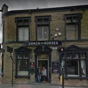 The pub said a man was punched in the head and taken to hospital