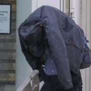 Civilian police worker Timothy Schofield, the brother of TV presenter Phillip Schofield, leaves Exeter Crown Court