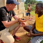 Steve's charity is helping to build a primary school and extend a medical centre in Uganda