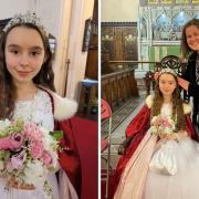 Christina has been the Rose Queen at her church for a year and has raised thousands for charity