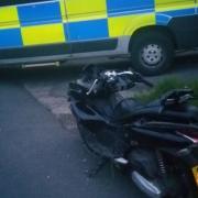The scooter had reportedly been stolen from Tameside earlier this month