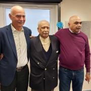 Left to right: Vinny Sharma, ENT surgeon, Sudakhar Dhanawade, and Neeraj Sharma, consultant urologist.