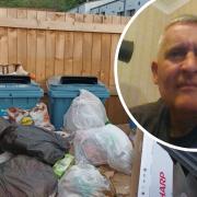 Fly-tipping is one of many problems which has plagued Andrew