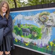 The pupils created artwork about their parish