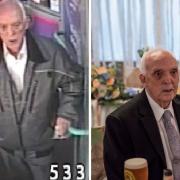 The 81-year-old was seen getting off the bus in Huddersfield on Thursday