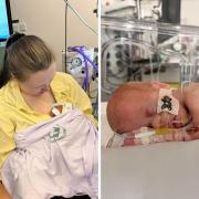 Baby Ophelia was born at just 27 weeks