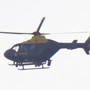 The helicopter was spotted in Royton this afternoon
