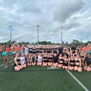The pupils performed in the Miami Dolphins' Hard Rock Stadium