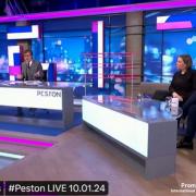 A clip from the Peston show on ITV