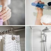 Shower heads, shower curtains and toothbrushes should be replaced regularly, according to the bathroom experts at Poshh.co.uk