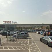The altercation reportedly happened outside the Tesco Extra supermarket in Failsworth