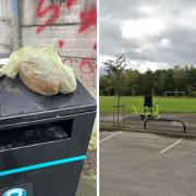 The large load was found on just one football playing pitch where children play