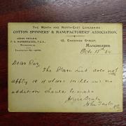 Archivists are asking for the public's help deciphering this old postcard