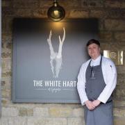 Nathan Sidebottom is the head chef at The White Hart Inn at Lydgate