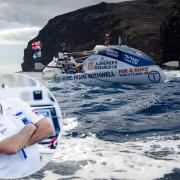 Frank Rothwell is set to finish brutal 3,000 mile row today