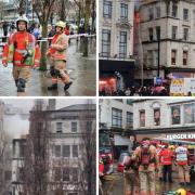 Emergency services battled the blaze for hours