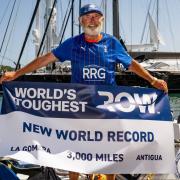 Frank Rothwell completed the epic challenge on February 15