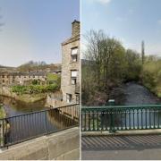 River Tame running through Delph and Mossley