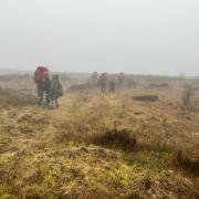 The rescue team found the walkers had become cold and disorientated