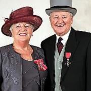 Ken Wright with his wife Ann