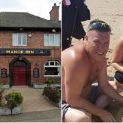 Father-of-one Vincent McDonagh went to the Manor Inn with Lee Burns