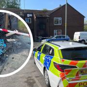 A wheelie bin fire spread to a flat in the early hours of this morning