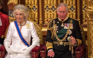 Charles and Camilla at the State Opening of Parliament