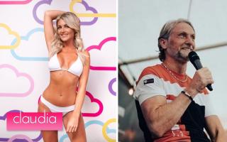 Claudia Fogarty (left) and dad Carl Fogarty