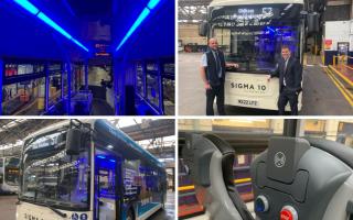 The Sigma 10 electric bus has come to Oldham