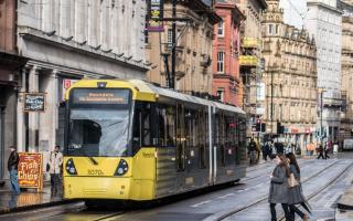 Residents won't be able to get the tram all the way into Manchester on Monday