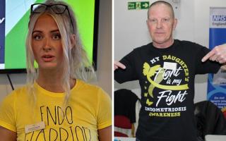 Courtney and her father, Paul Ormrod, are working hard to raise awareness to Endometriosis