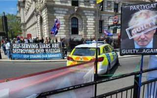 Downing Street was put on lockdown for a short period of time today after a suspicious package was reported