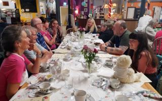 The charity celebrated with afternoon tea