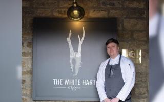 Nathan Sidebottom is head chef at The White Hart at Lydgate