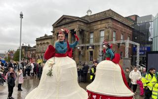 Christmas light switch-on and parade