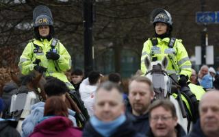 More than a dozen were arrested for various offences at the game