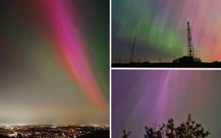 There were some spectacular photos taken in Oldham last night