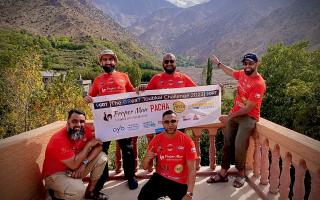 Afruz Miah and team are climbing the mountain