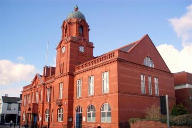SITE: Fire crews were called out to Westhoughton Town Hall after the alarm went off Picture Roy Higson