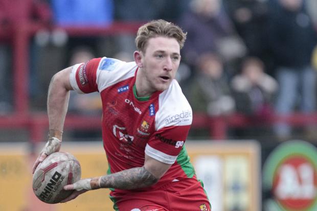 NEW ARRIVAL: Ryan Wright during his Keighley Cougars days